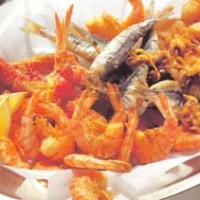 Рецепты: Ассорти из жареных морепродуктов