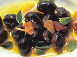 Жареные оливки