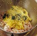 Тальолини с креветками и шпинатом: Этап 4