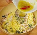Тальолини с креветками и шпинатом: Этап 5